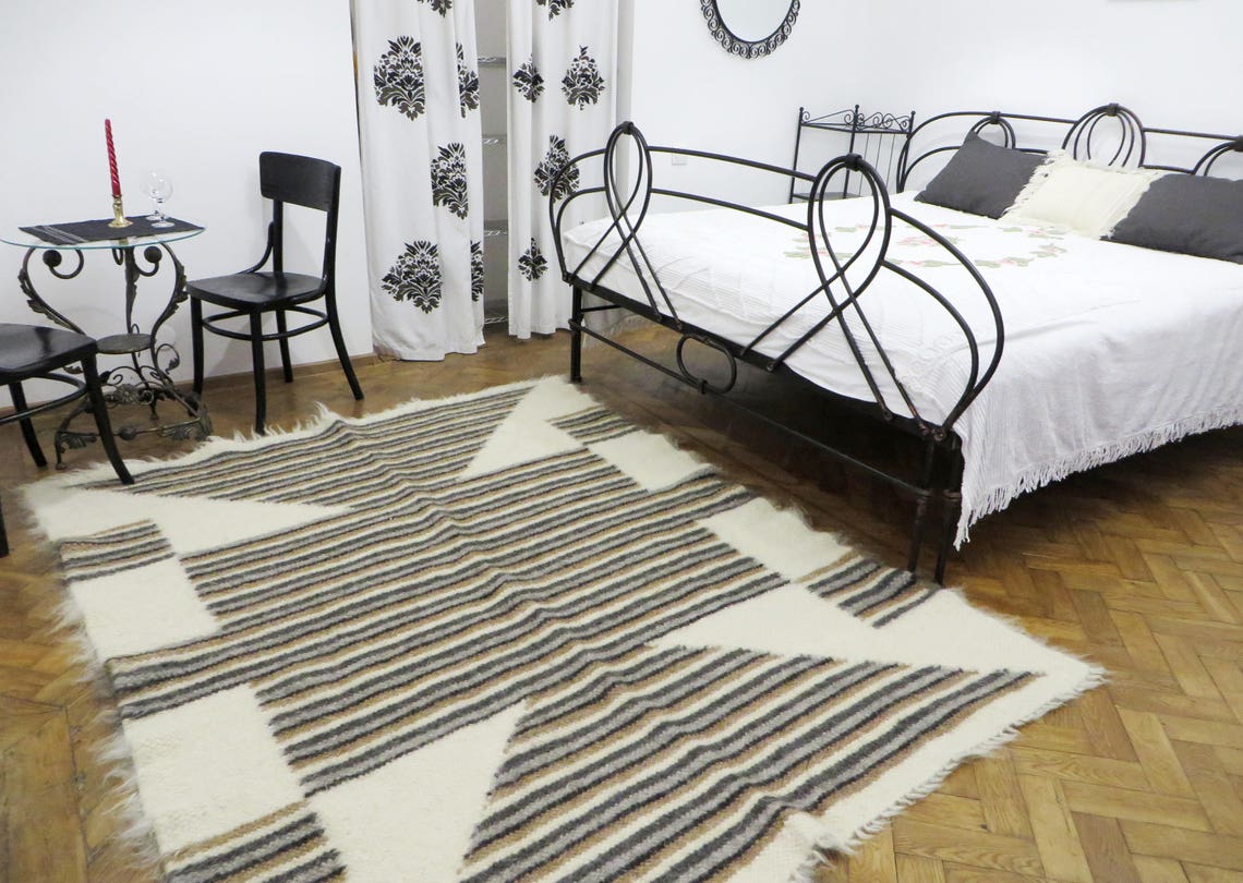 Throw Blankets Full Size Vintage Bed Blanket Wool Blankets and Etsy