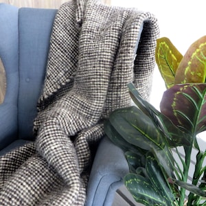 Wool Blanket,Throw Blankets,Bed Throw,Sofa Cover,Couch Coverlet,Queen Blanket,Bedspread,Handwoven Bedding,Organic Bed,Modern Rustic  Decor