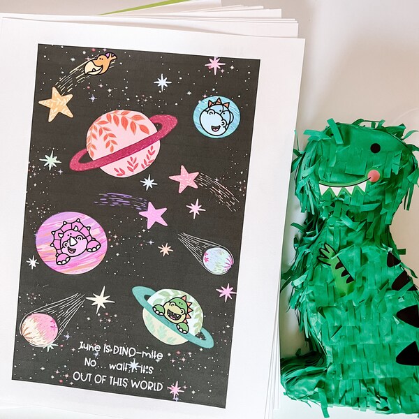 June is DINO-mite & Out of This World Activity Box
