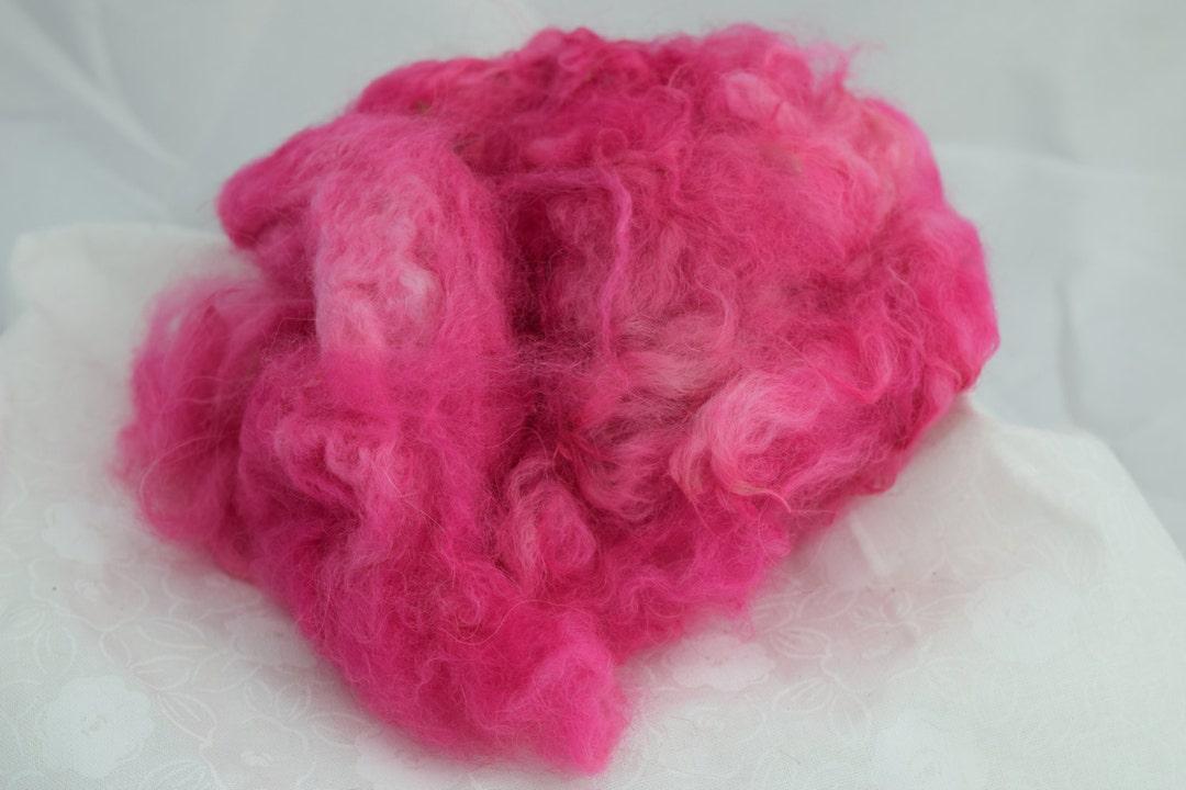 Pink Alpaca Fiber - Etsy