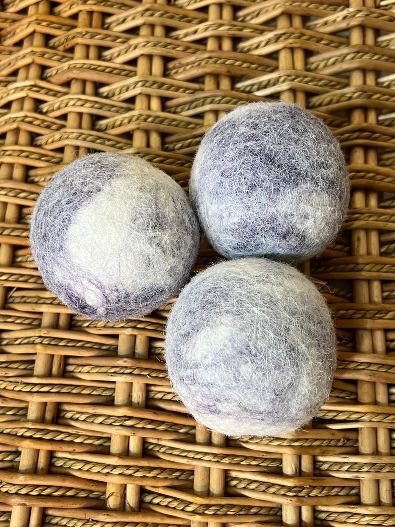 Dryer Balls Made From Alpaca Fiber set of 3 Etsy