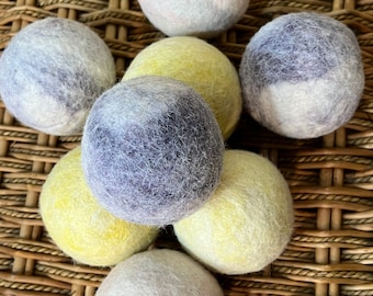 Dryer Balls made from Alpaca  Fiber  (set of 3)