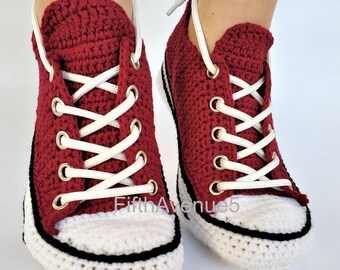 burgundy color converse