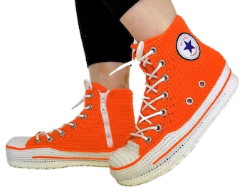 burnt orange converse high tops