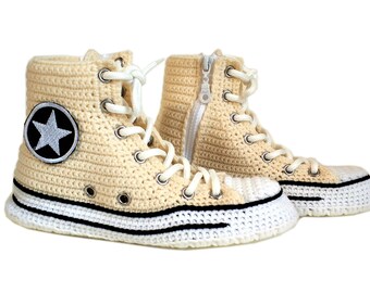 Converse off White | Etsy