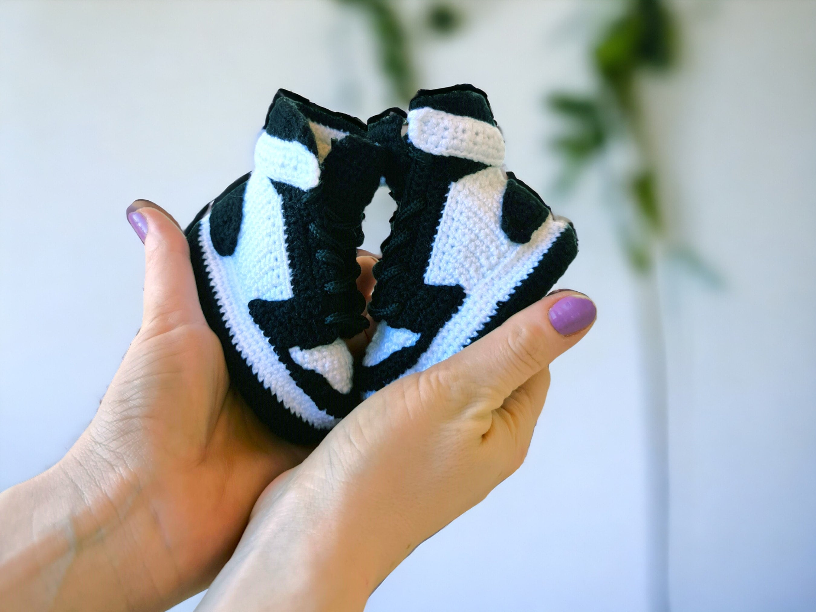 Custom Crochet Baby Sneakers - product view 2 Custom Crochet Baby Sneakers - product view 2