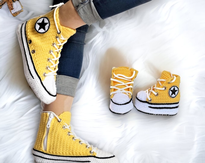 Matching Family Shoes, Mother Daughter - Father Son Slippers, Custom Baby Booties, First Birthday, Baby Shower Gifts, Cotton House Slippers