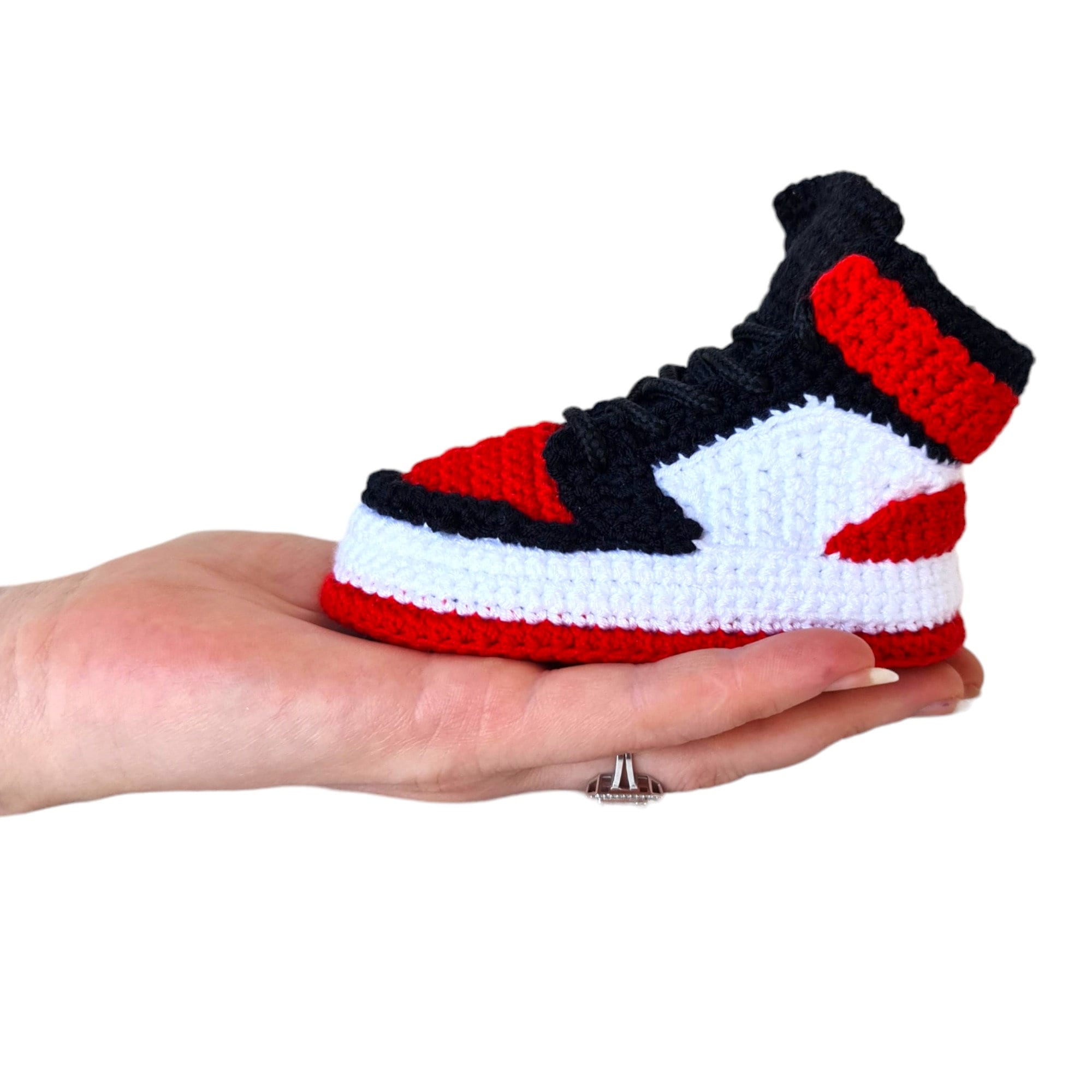 Custom Crochet Baby Sneakers - product view 4 Custom Crochet Baby Sneakers - product view 4