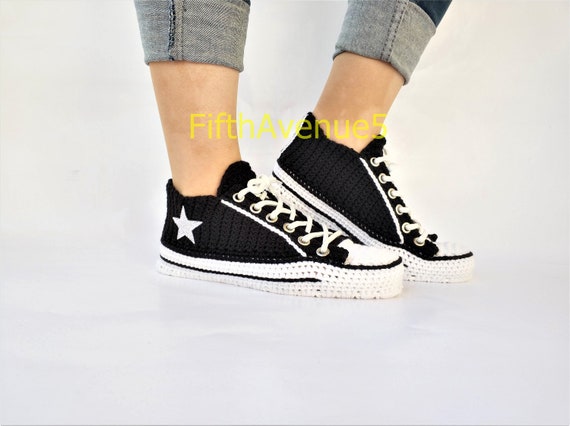 Chuck Taylor Classic Colour Low Top Navy Black Converse Slippers, Crochet Converse Seasonal Low Top Men's Classic Charcoal Black Slippers Chuck Taylor Classic Colour Low Top Navy Black Converse Slippers, Crochet Converse Seasonal Low Top Men's Classic Charcoal Black Slippers