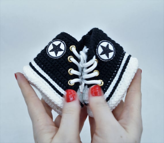 converse chaussures bebe crochet