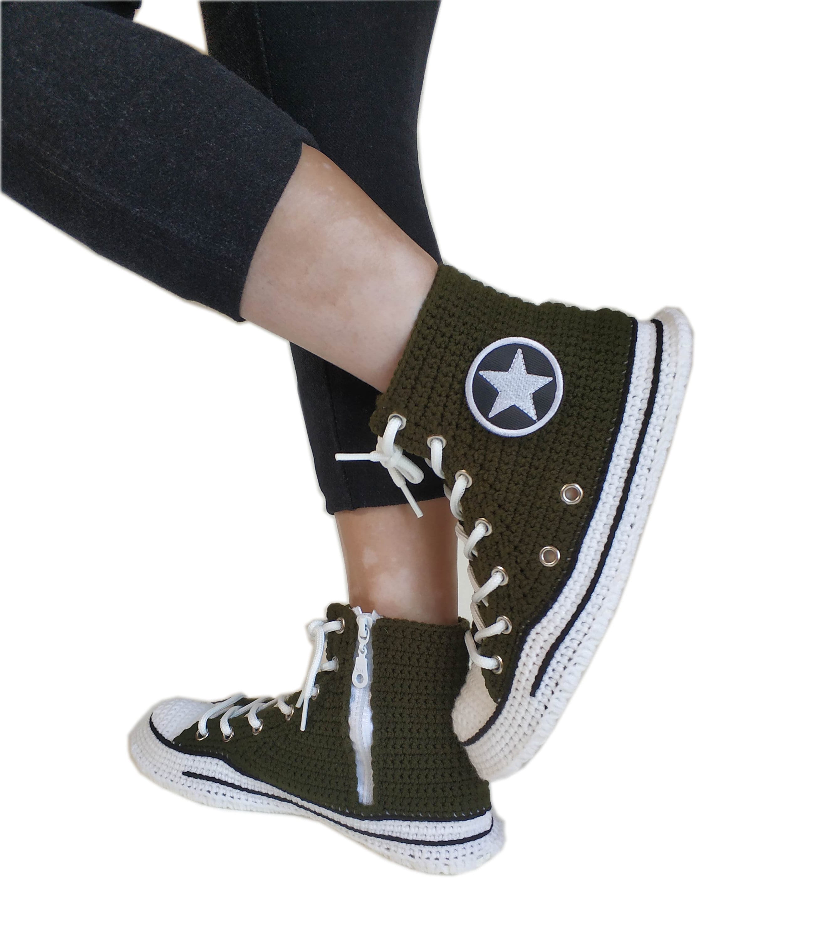 high ankle slippers