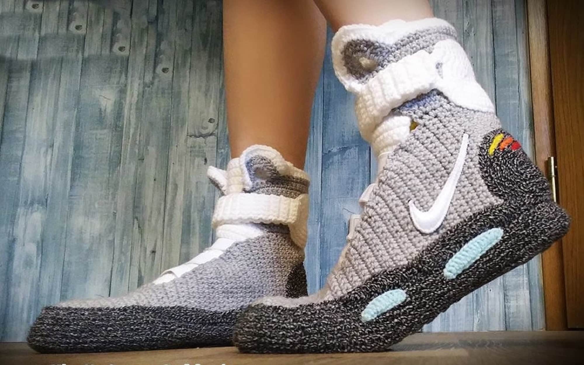 Back to the Future Air Mag Sneakers Slippers Plush Custom - Etsy UK