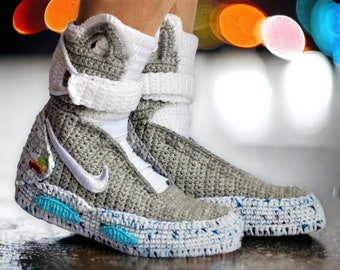 Back to the Future Custom Air Mag Shoes Marty Mcfly Sneakers - Etsy