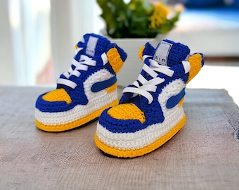 Bebé Tenis Nike Crochet Crochet Paso Conjunto A Crochet Para - Main Image