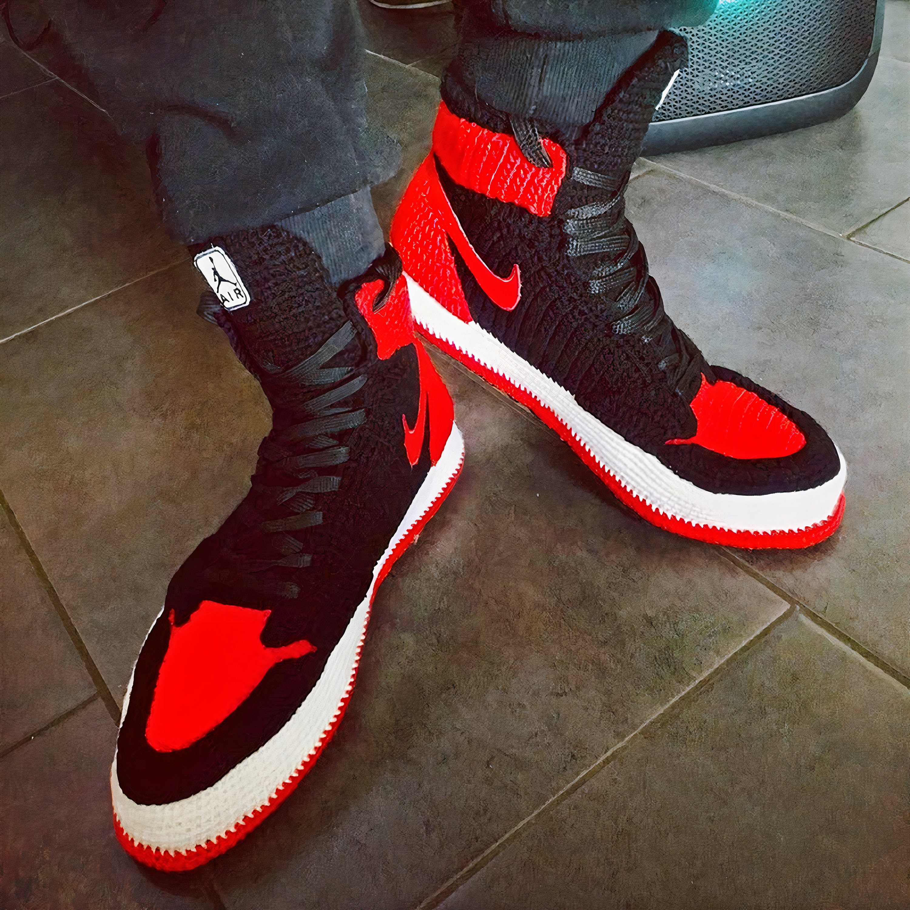 Jordan Sneakers Plush Custom Slippers 
