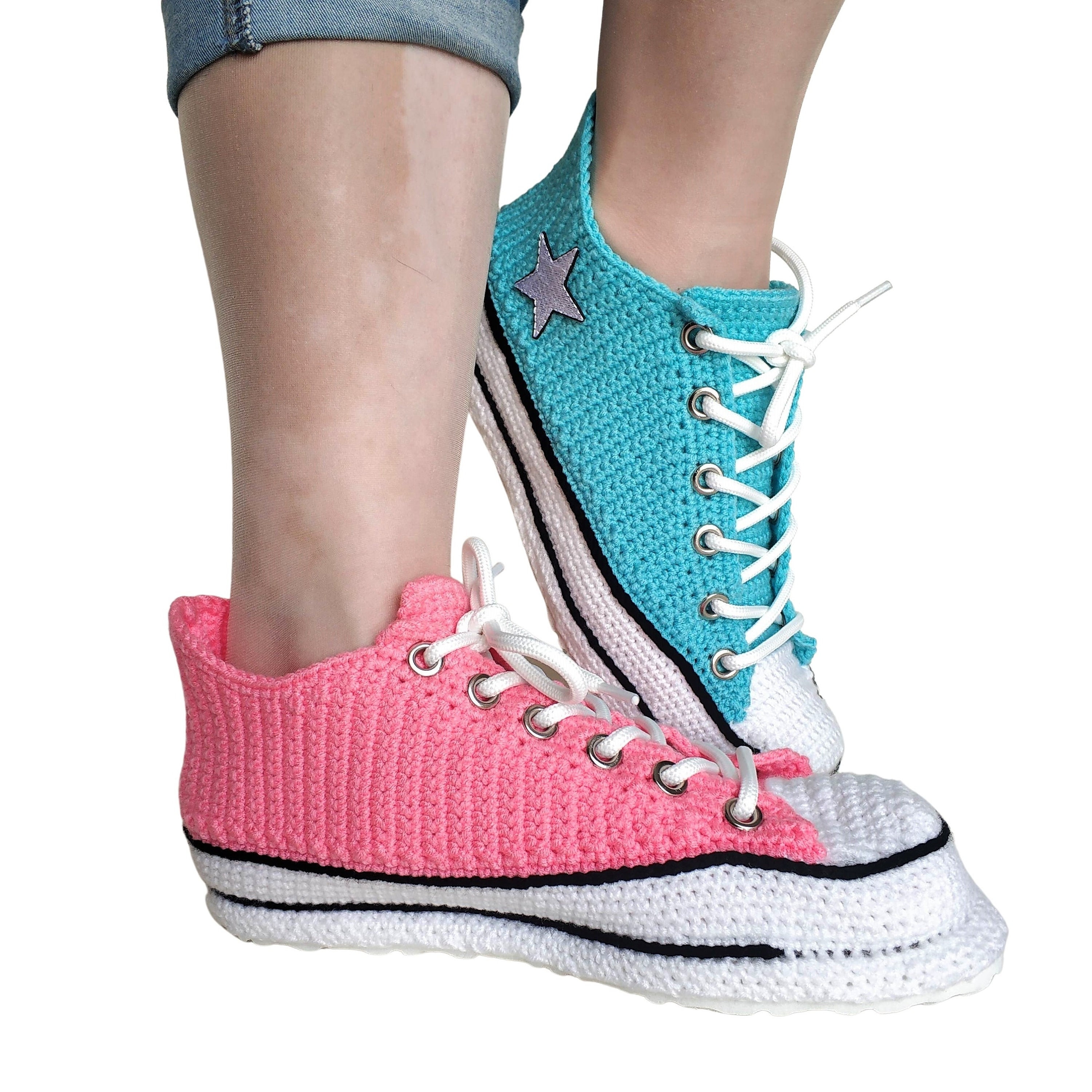 Converse Zapatillas de dos colores - Etsy