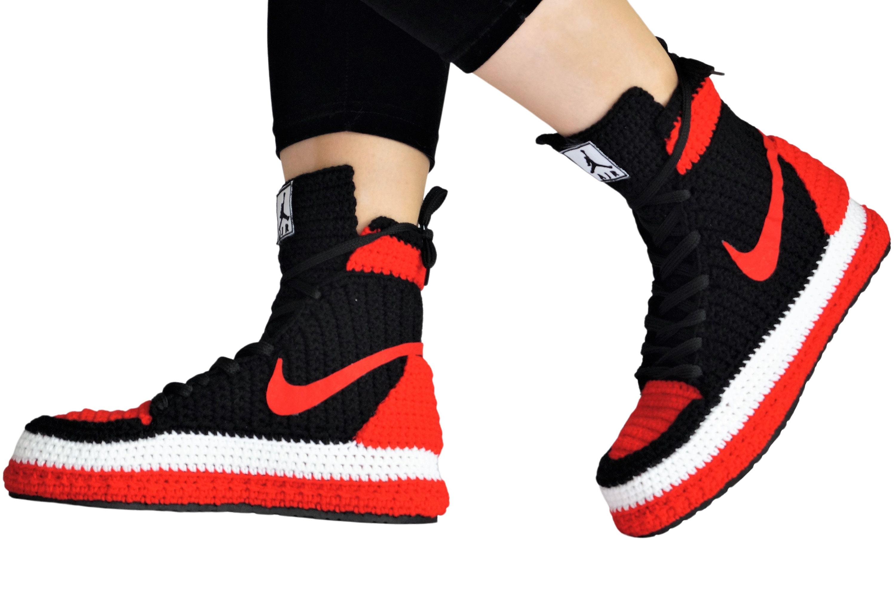 Jordan Sneakers Plush Custom Slippers Basketball Shoes - Etsy