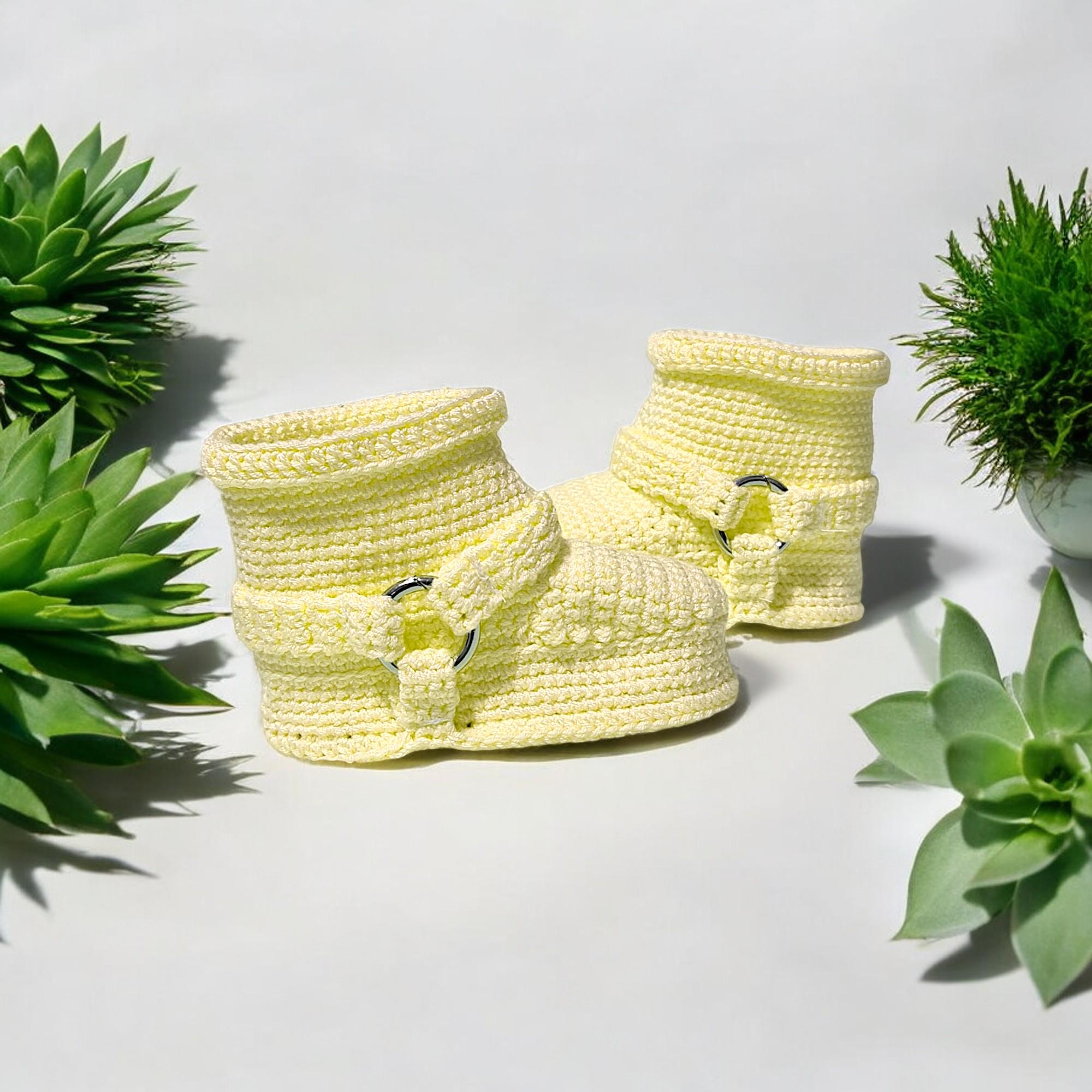 Neutral baby booties online