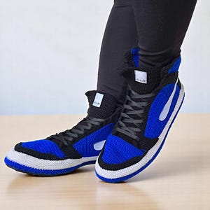 Jordan knitted sneakers with non-slip sole, great birthday or Christmas gift for basketball lovers.