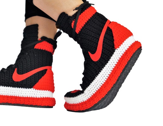 Sneakers Plush Custom Slippers Basketball Shoes - Etsy