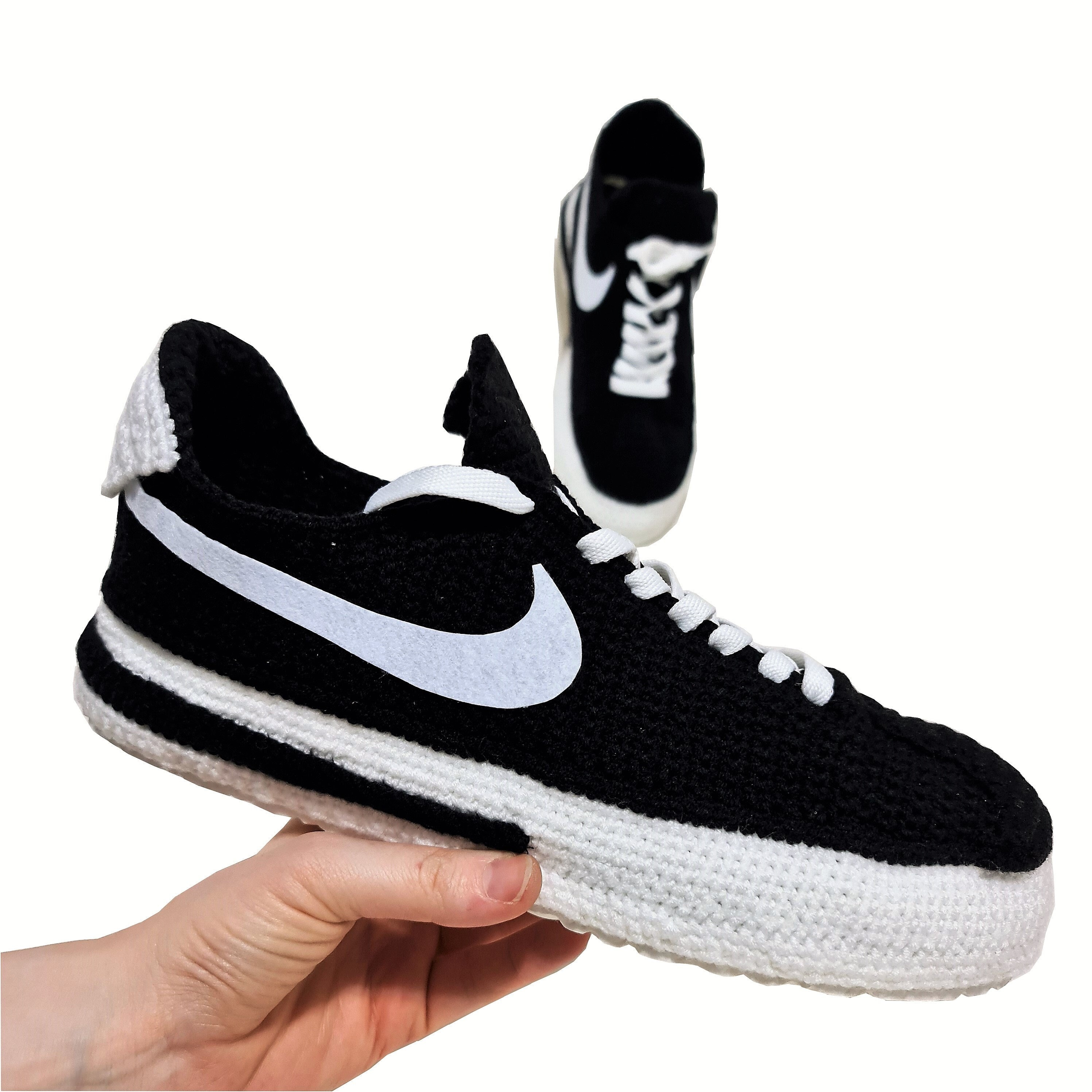 Classic Cortez Sneakers Black White 