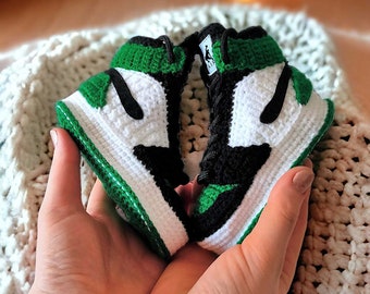 Baskets confortables pour bébé au crochet - Chaussons pour bébé en fil doux - Chaussures pour nouveau-nés élégantes