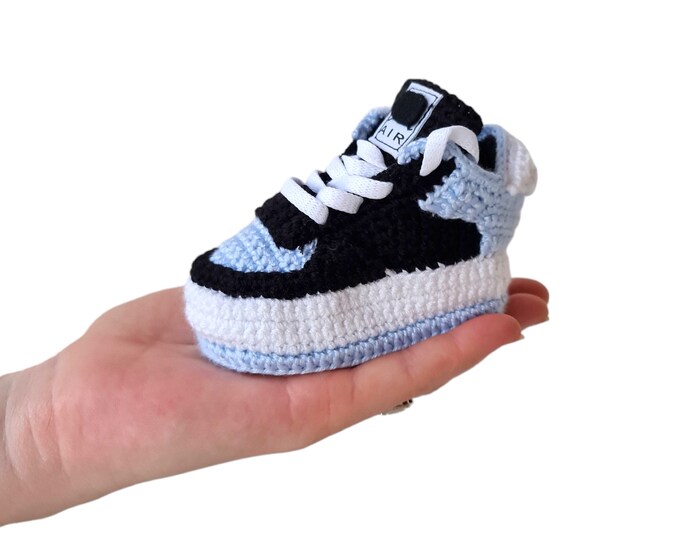 Baby's First Steps Booties - Modern Baby Wear Gifts - Gift For Baby Boy - Crochet Slippers Baby - Cozy Newborn Socks - Custom Crochet Shoes