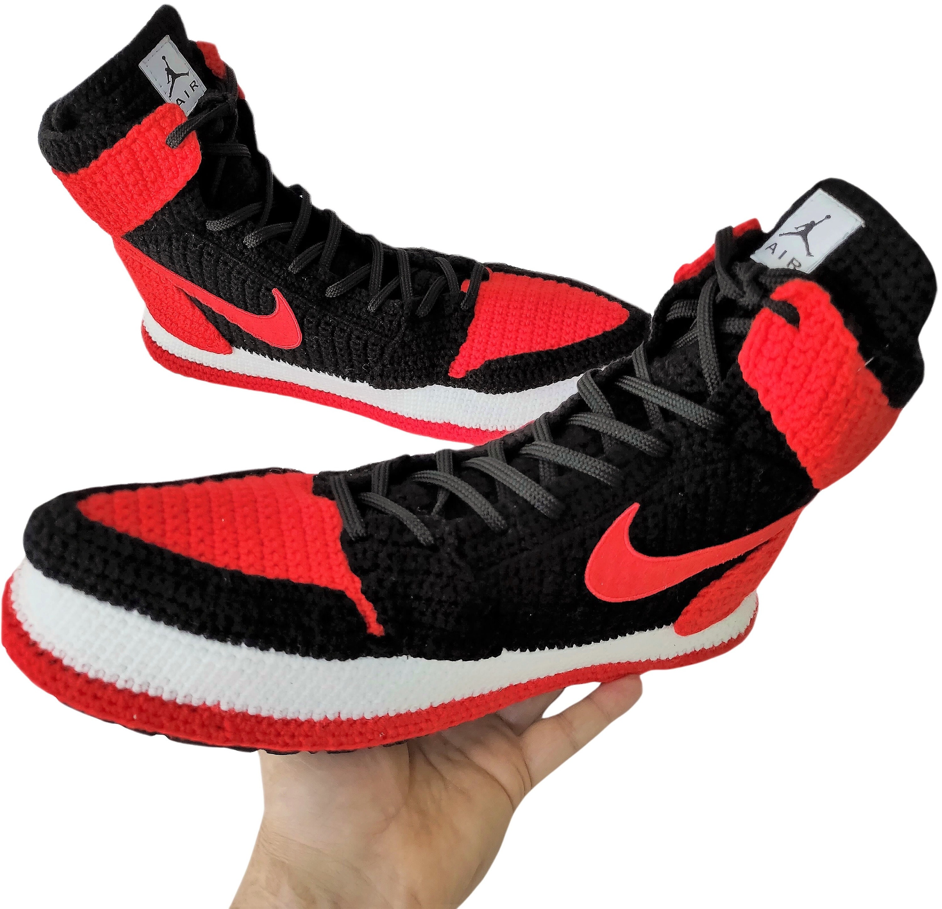 Jordan 1 Custom Slippers Sneakers Basketball Shoes Banned - Etsy