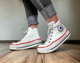 Blue and white striped converse clearance