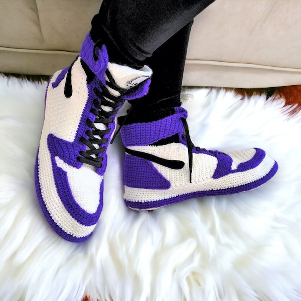 jordan plush jordan sneaker slippers