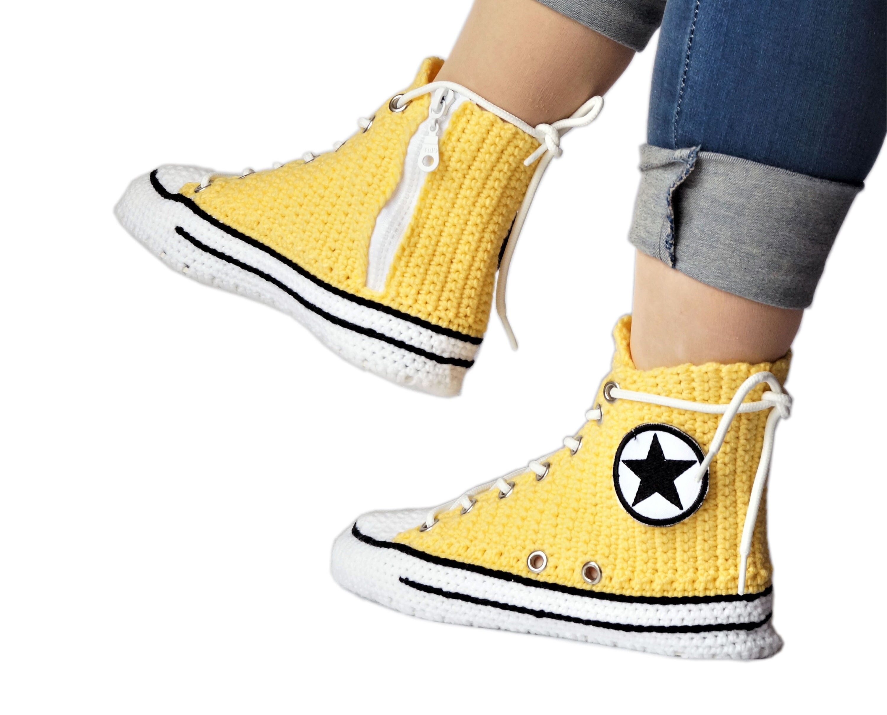 lemon yellow converse