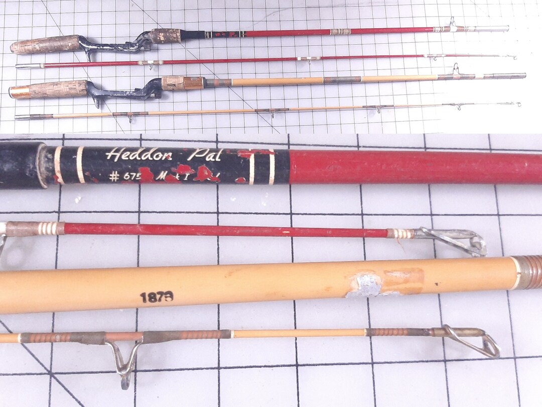 VINTAGE HEDDON VICOUNT # 6506 6-1/2' 2 PIECE FISHING ROD | eBay