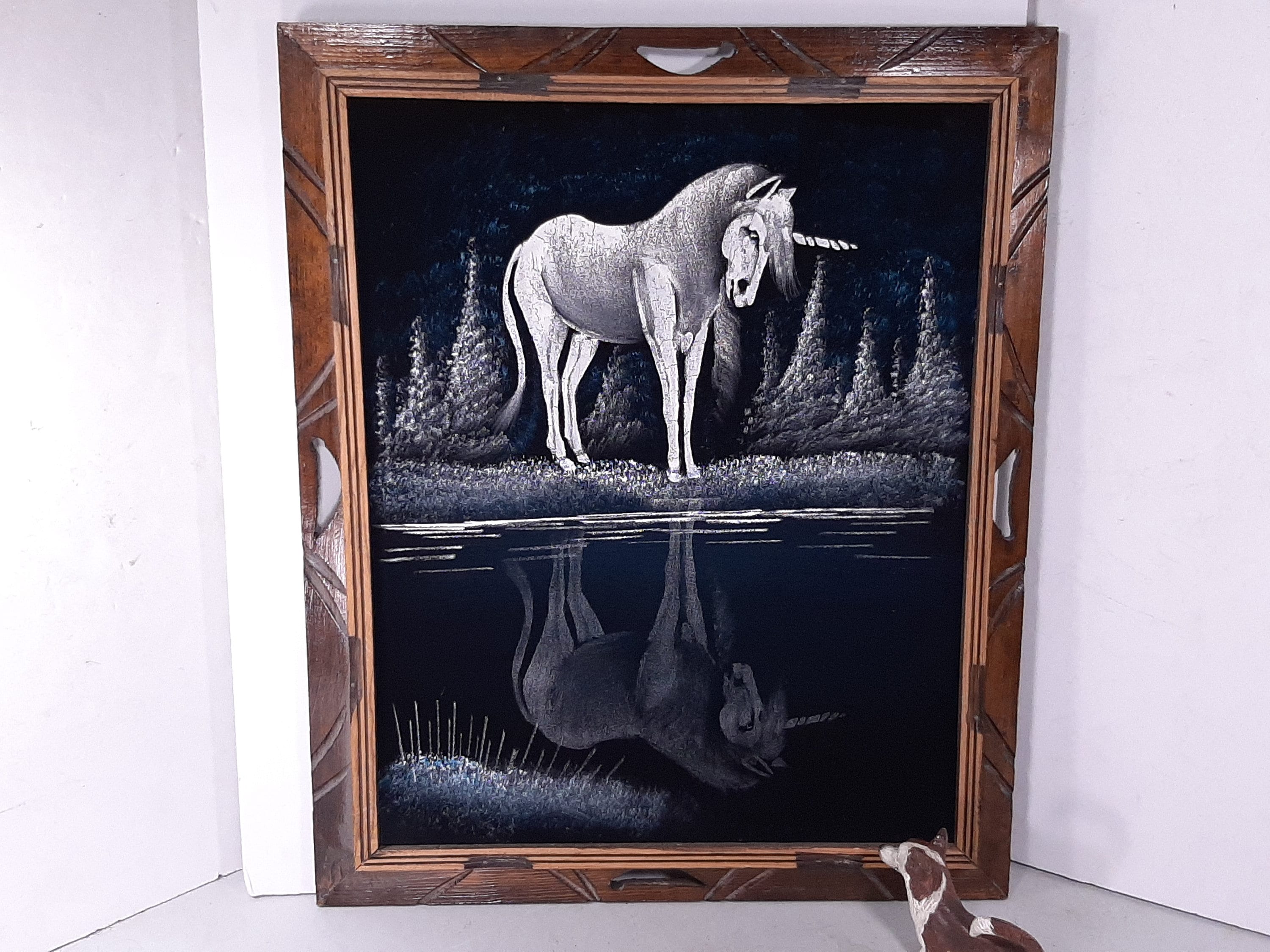 Vintage Mexican Velvet Painting - Etsy