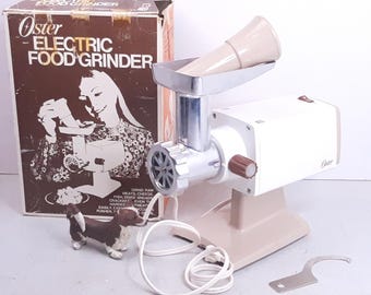 Vintage Oster Electric Food Grinder 480-01, Only One Disc, Works