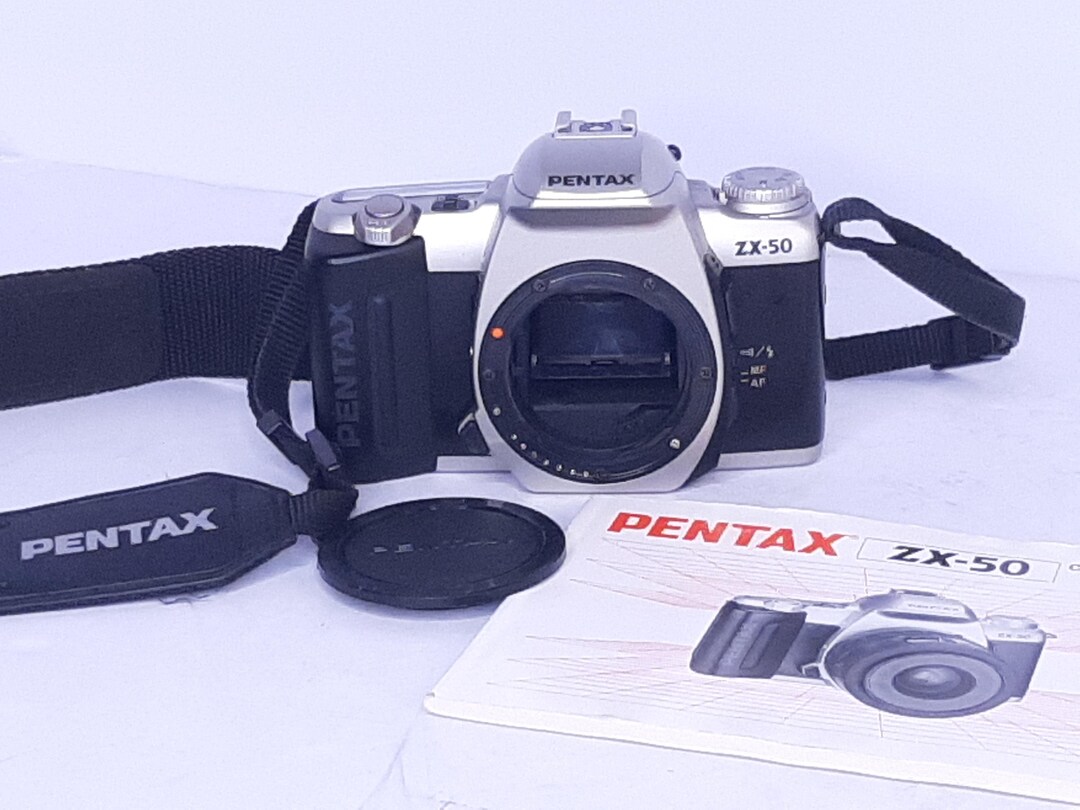 Vintage Pentax ZX-50 SLR 35mm Film Camera Body for Repair, Mirror