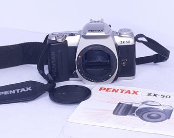 Vintage Pentax ZX-50 SLR 35mm Film Camera Body for Repair, Mirror