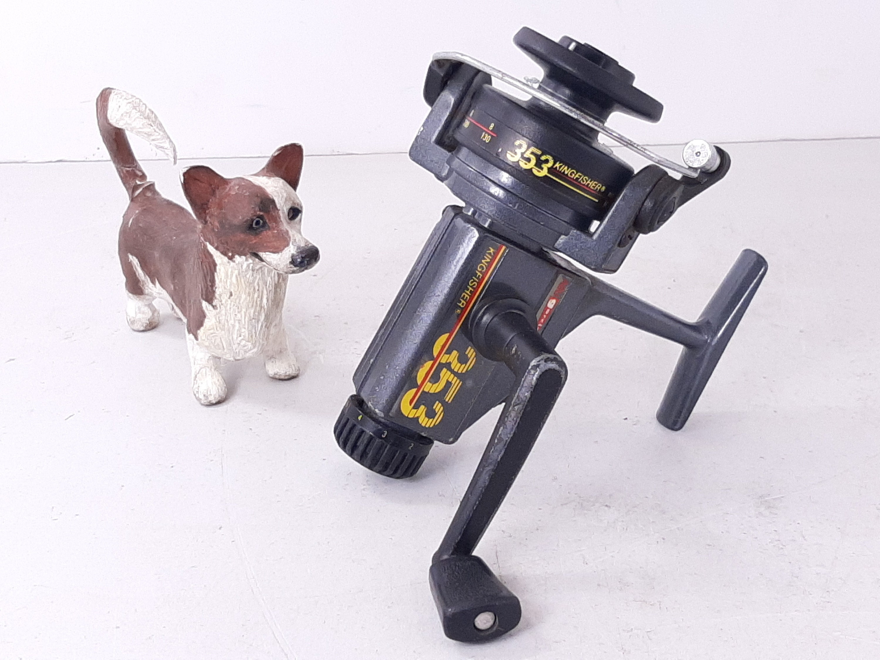 Vintage Abu Garcia Kingfisher 353 Spinning Reel, Very Good Vintage Abu Garcia Kingfisher 353 Spinning Reel, Very Good