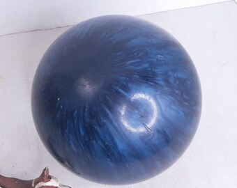 Vintage Galaxie 300 Blue Swirl Bowling Ball, 14lb 9oz Ball