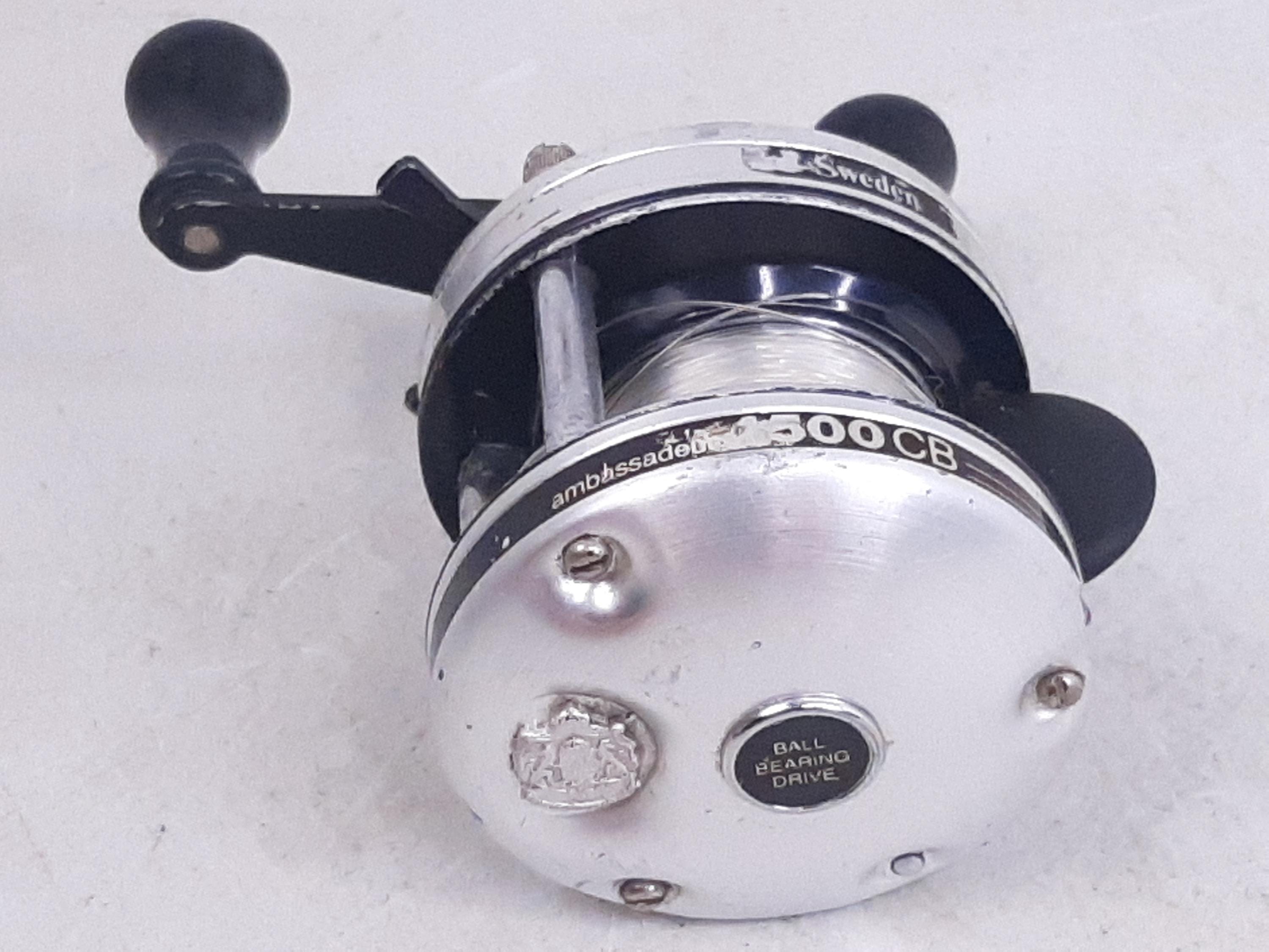 Vintage Abu Ambassadeur 4500CB Baitcasting Reel With Ball Bearing