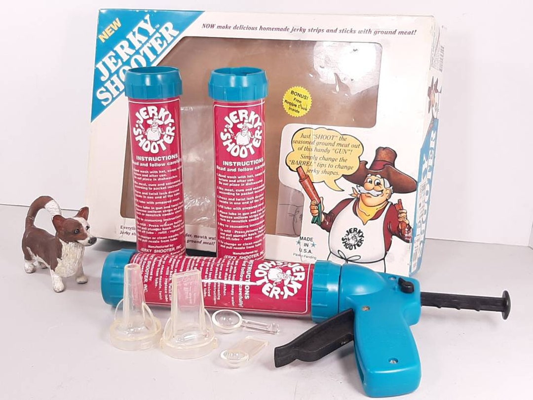 Vintage 1995 Jerky Shooter Jerky Gun With 2 Tips and 3 Tubes Etsy
