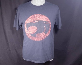 Vintage Thundercats T-Shirt, Size L, Faded but Undamaged, Minor Wear to Logo
