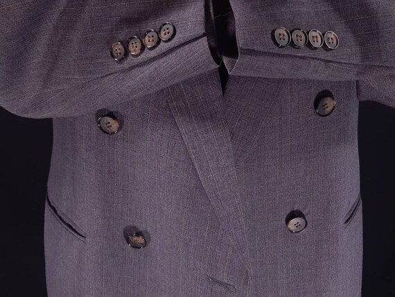 Vintage Peak Lapel Double Breasted Sport Coat, 39R, by Daniel