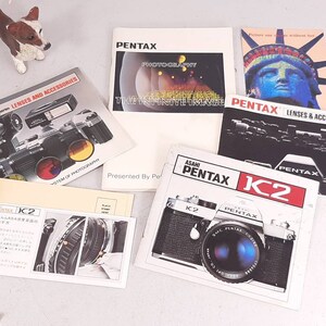 PENTAX K2 フィルムカメラセット　まとめ売り　レア　コレクション Vintage Asahi Pentax K2 Camera Owner's Manual; Pentax Lenses