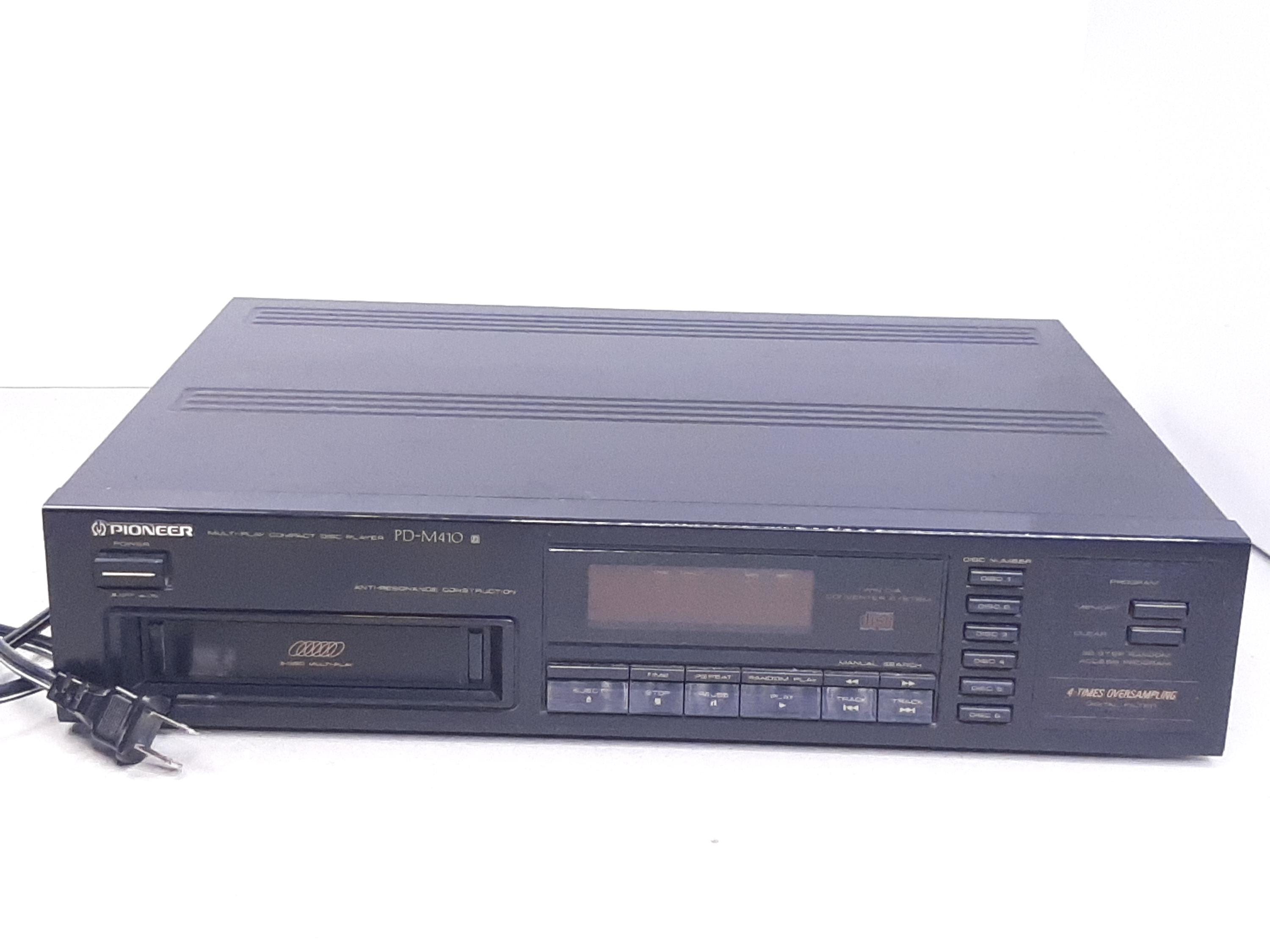 Vintage 1989 Pioneer PD-M410 Multi Disc CD Player, No Remote, No