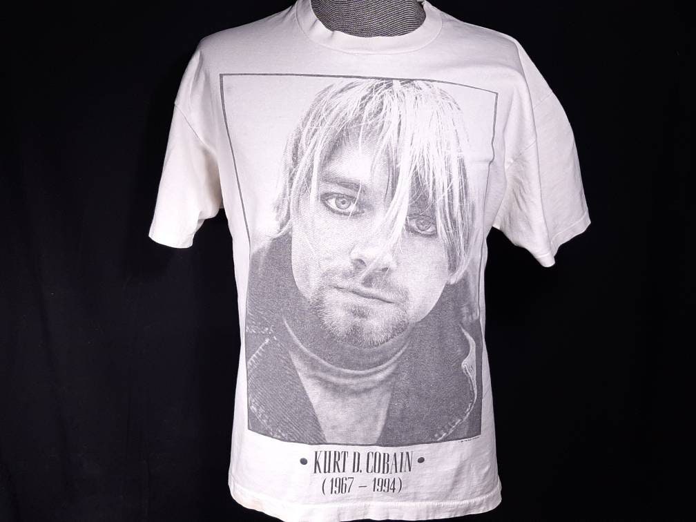 90s Kurt Cobain Vintage Shirt - Etsy