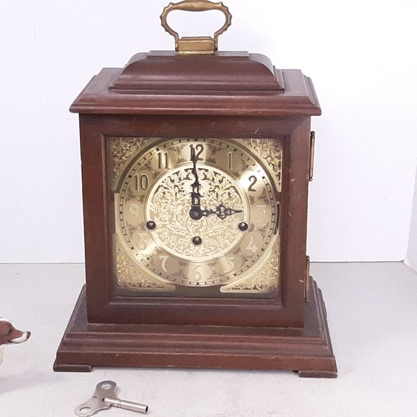 Wind up Vintage Mantel Clock Etsy