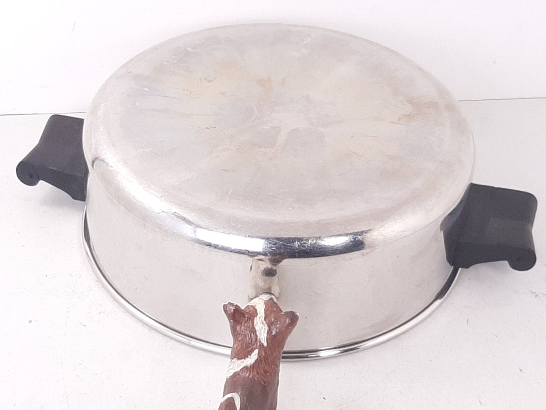 Poêle électrique Vintage Saladmaster 7817 – Inox 900W Avec Couvercle VAPO