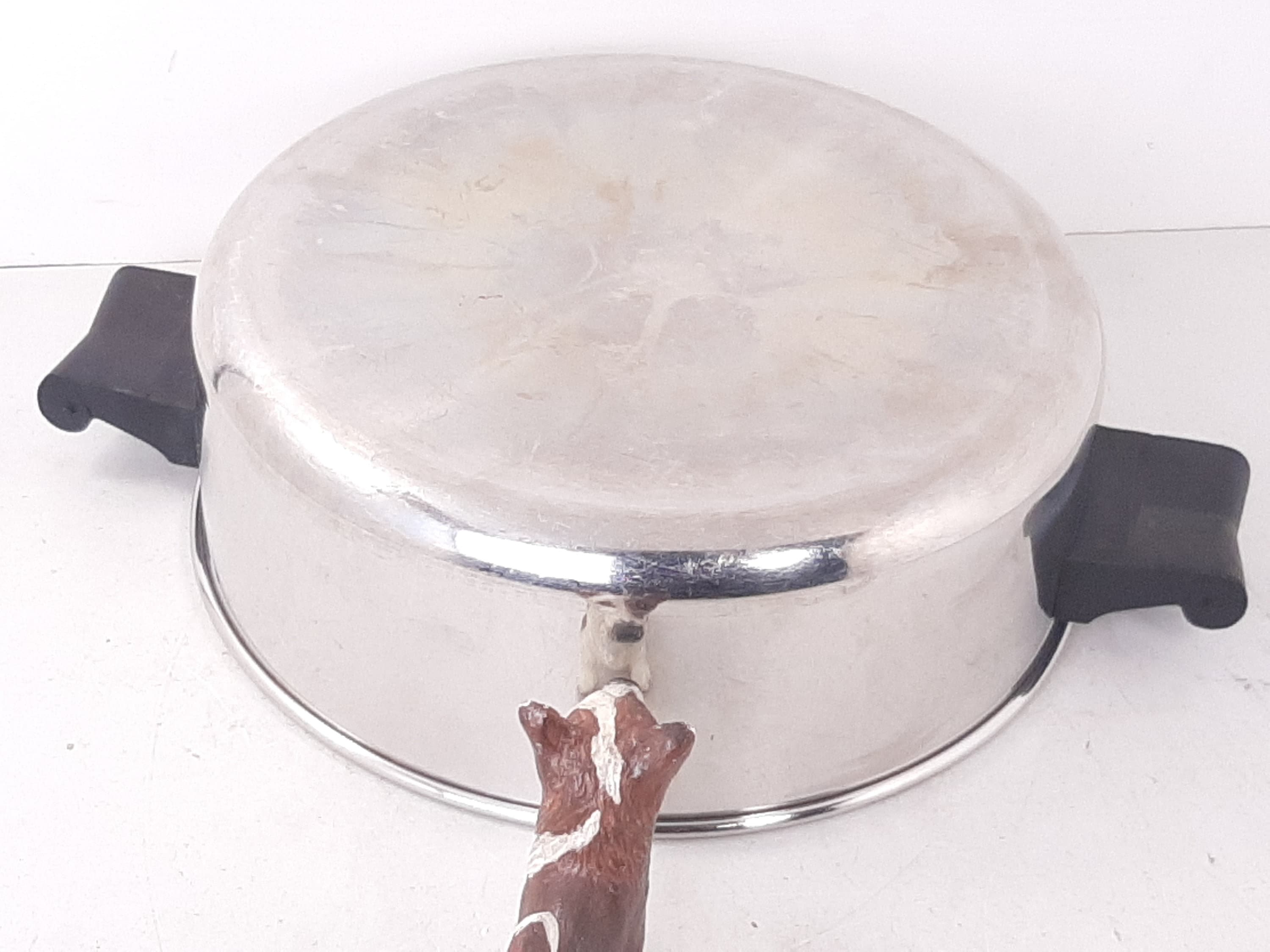 Saladmaster Tri-Clad Stainless Steel Oil Coir Electric Skillet Vintage  Cookware