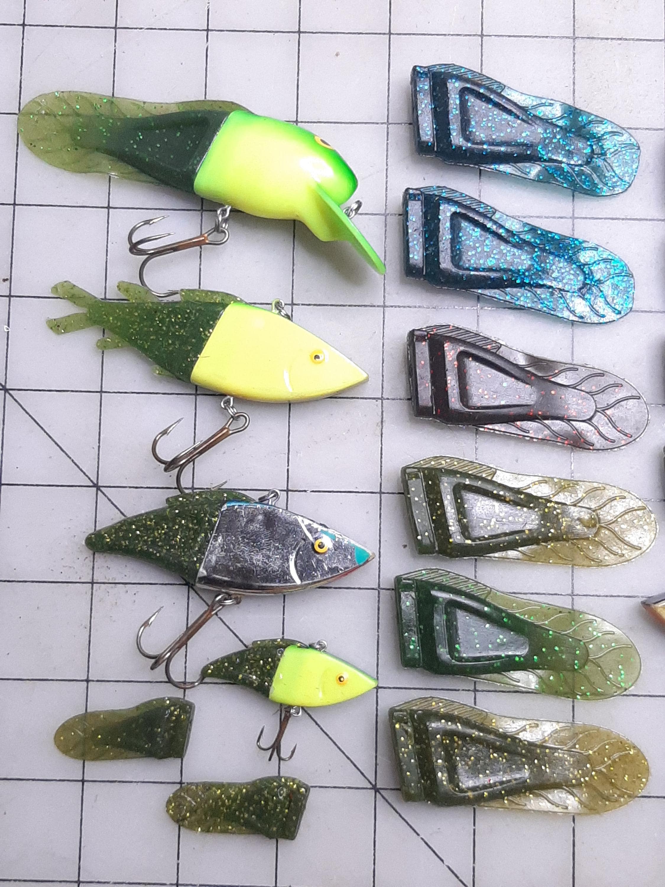 Vintage Berkley Powerbait Power Rattle Baits and Power Crank With