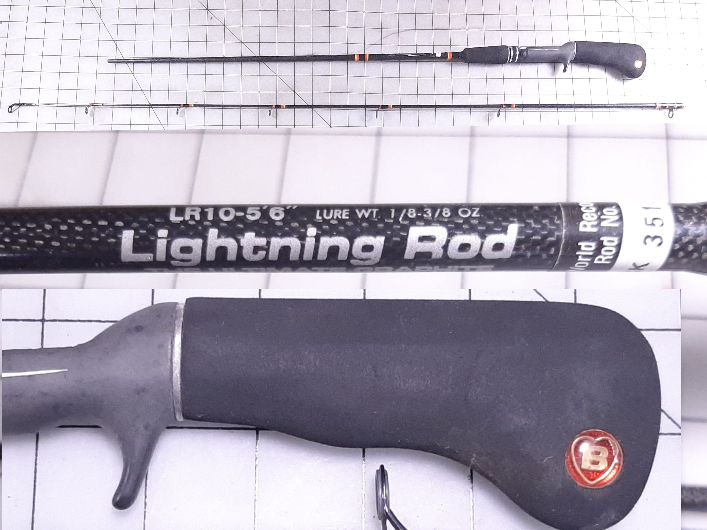 Vintage Berkley Lightning Rod LR10, 5'6